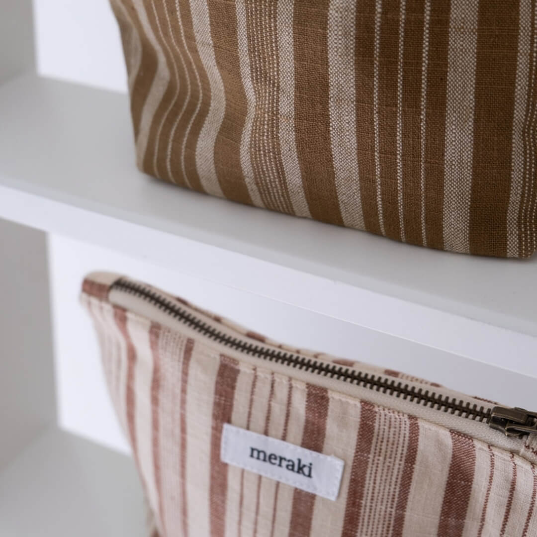 Katoenen etui in terra of olive - Afbeelding 2
